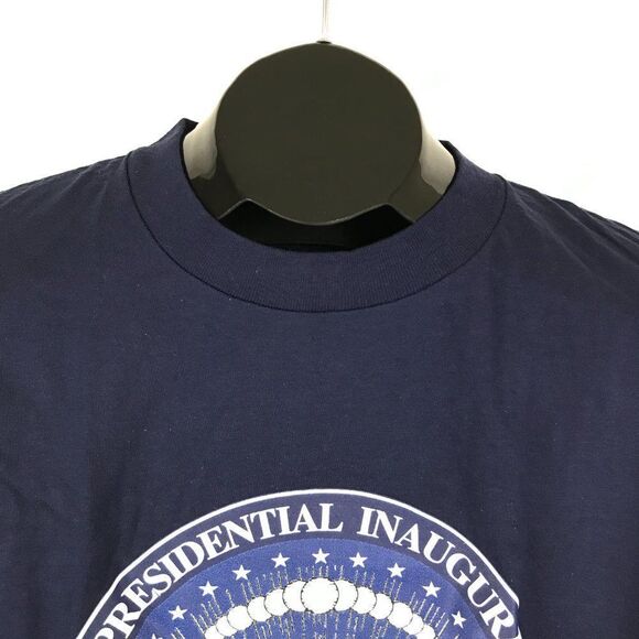 Vintage 54th Presidential Inauguration Shirt XL Bush / Cheney Adult Navy Blue - Picture 2 of 10